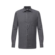Хлопковая рубашка Kiton