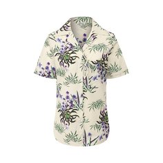Рубашка из смеси хлопка и льна Kenzo