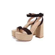 Замшевые босоножки Gianvito Rossi