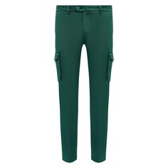 Брюки-карго изо льна и хлопка Kiton