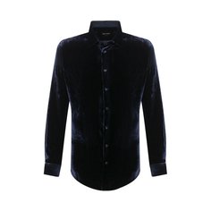 Рубашка из вискозы и шелка Giorgio Armani