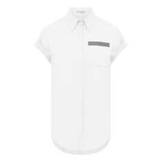 Хлопковая рубашка Brunello Cucinelli