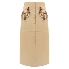 Кожаная юбка Chloé
