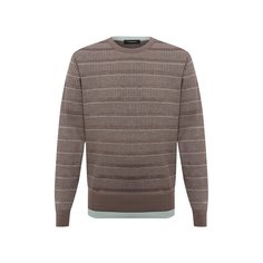 Джемпер из шелка и хлопка Ermenegildo Zegna