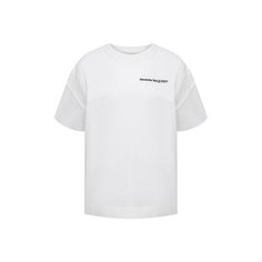 Хлопковая футболка Alexander McQueen