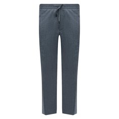 Брюки из шерсти и льна Brioni