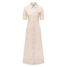 Платье из шерсти и вискозы Jil Sander
