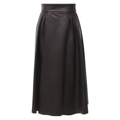 Кожаная юбка Dolce & Gabbana