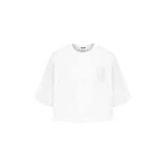Хлопковая футболка MSGM