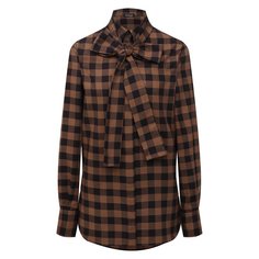 Рубашка из хлопка и шерсти Kiton