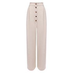 Брюки из хлопка и вискозы Loewe
