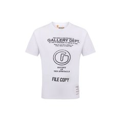 Хлопковая футболка Gallery Dept.
