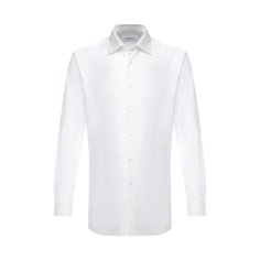 Хлопковая сорочка с воротником кент Brioni