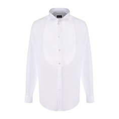 Хлопковая сорочка под смокинг Giorgio Armani
