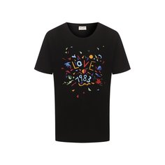 Хлопковая футболка Saint Laurent