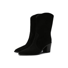 Замшевые ботильоны Gianvito Rossi