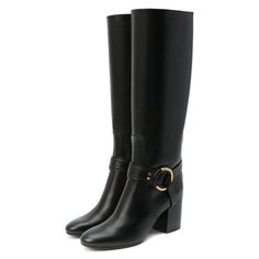 Кожаные сапоги Demi Chloé