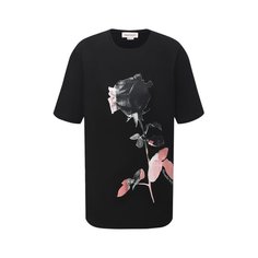 Хлопковая футболка Alexander McQueen