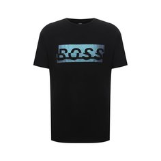 Хлопковая футболка BOSS
