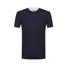 Футболка из шелка и хлопка Brunello Cucinelli