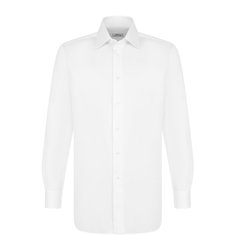 Хлопковая сорочка с воротником кент Brioni