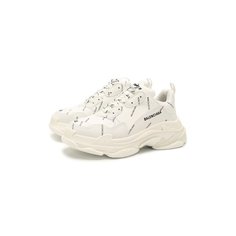 Комбинированные кроссовки Triple S Balenciaga