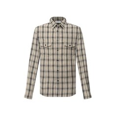Рубашка из вискозы Saint Laurent
