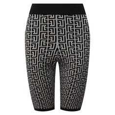 Шорты из шерсти и вискозы Balmain