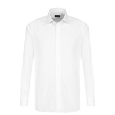 Хлопковая сорочка с воротником кент Ermenegildo Zegna