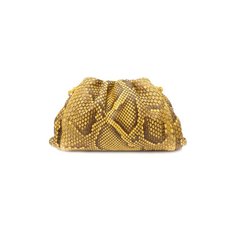 Клатч Pouch mini из кожи питона Bottega Veneta