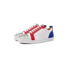 Комбинированные кеды Louis Junior Spikes Christian Louboutin