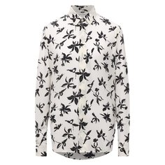 Шелковая рубашка Saint Laurent
