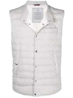 Brunello Cucinelli дутый жилет