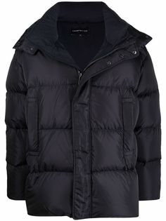 Emporio Armani пуховик с логотипом