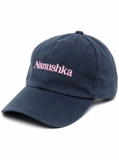 Nanushka кепка с вышитым логотипом