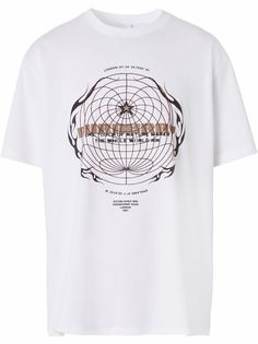 Burberry футболка с графичным принтом