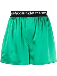 Alexander Wang атласные шорты Boxer