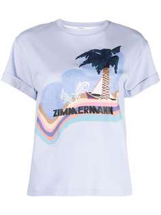 ZIMMERMANN футболка Tropicana с логотипом
