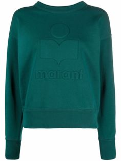 Isabel Marant Étoile толстовка с тисненым логотипом