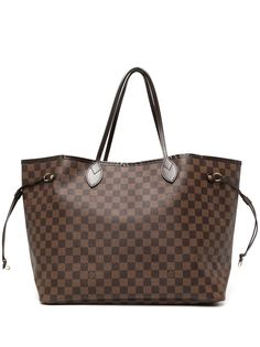 Louis Vuitton сумка-тоут Damier Ebène Neverfull GM 2013-го года