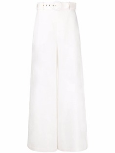 ZIMMERMANN льняные брюки с поясом