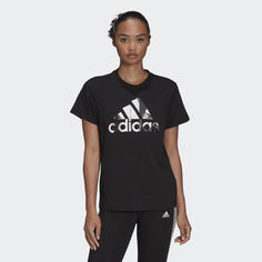 Футболка Essentials Print Logo adidas Sportswear