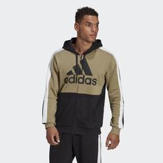 Флисовая толстовка Essentials Colorblock adidas Sportswear