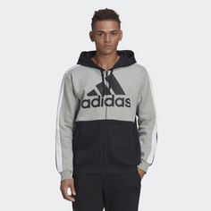Флисовая толстовка Essentials Colorblock adidas Sportswear