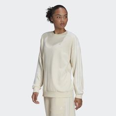 Джемпер Essentials Studio Lounge 3-Stripes adidas Sportswear