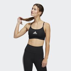 Спортивный бра Aeroreact Training Light-Support adidas Performance