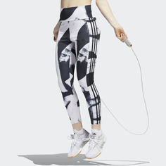 Леггинсы с высокой талией AEROREADY Designed to Move Graphic adidas Performance