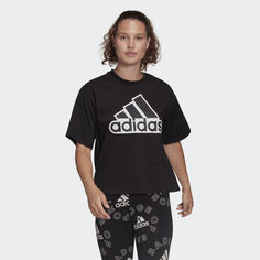 Футболка Essentials Logo Boxy adidas Sportswear