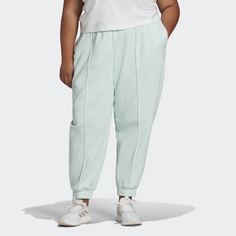 Флисовые брюки Essentials Studio (Plus Size) adidas Sportswear