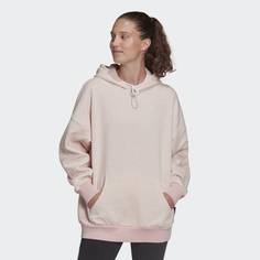 Флисовая худи adidas Sportswear Studio Lounge